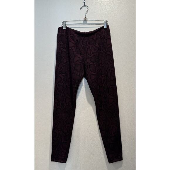Sundry Pants - Sundry Women’s Size 3 Snakeskin Print Pull On Pants Comfy Lounge